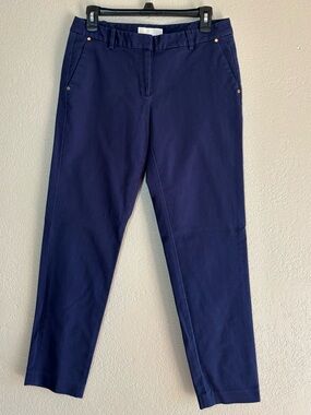MICHAEL Michael Kors Navy Straight-Leg Pants